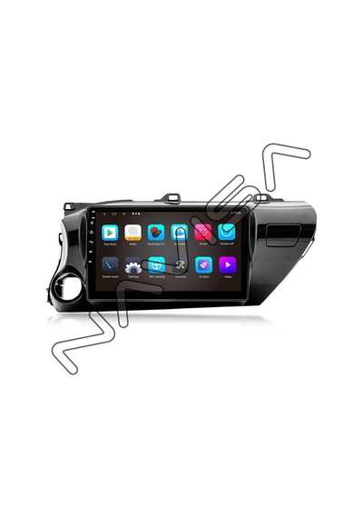 Toyota Hılux 2015-2022 2 Gb Ram 32 Gb Hafıza Androıd Multımedıa Teyp 9.0 İnç