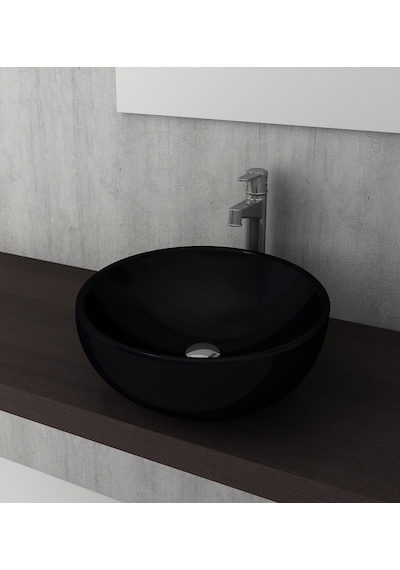 Bocchi Venezia Çanak Lavabo 45 CM Parlak Siyah 1119-005-0125