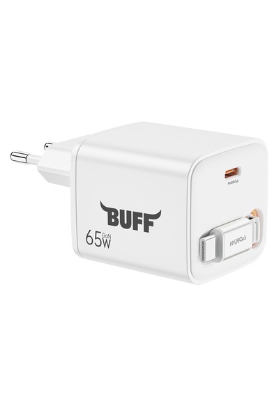 Buff Blc65 Pd 65w Geri Çekilebilir Kablolu Hızlı Şarj Cihazı