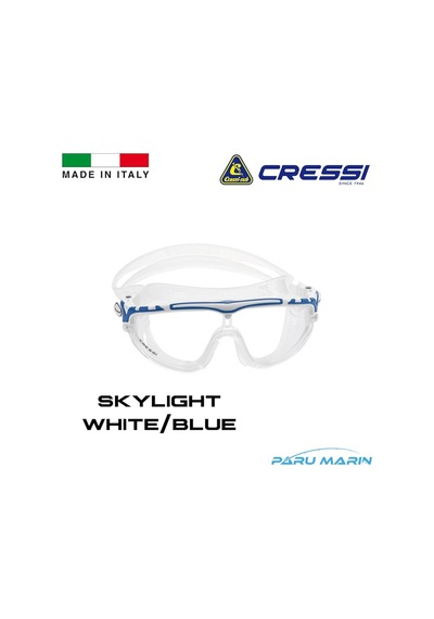 Parumarin Cressi Skylight White / Blue Yüzücü Gözlüğü