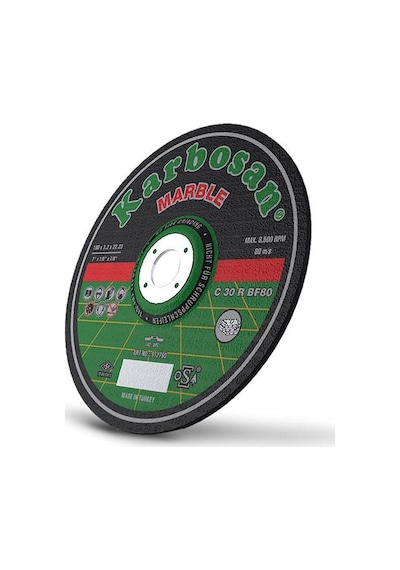 Karbosan Mermer Kesici Bombeli Orta Boy 180x3.0x22.23