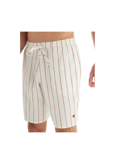 Blackspade Erkek Şort 40721 - Bordo Çizgili Bordo