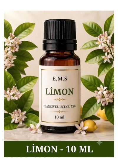 Limon Esansiyel Uçucu Yağ Buhurdanlık Yağı Difüzör Esansı Oda Kokusu Esansı Mum Esansı 10 Ml.