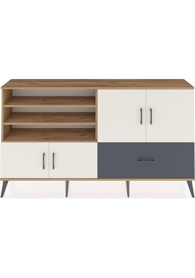 Arges Konsol 5 Raflı Tek Çekmeceli 4 Kapaklı 176x30x99 Çam-aytaşı Çam-aytaşı/antrasit Arges Konsol 5 Raflı Tek Çekmeceli 4 Kapaklı 176x30x99 Çam-aytaşı Çam-aytaşı/antrasit