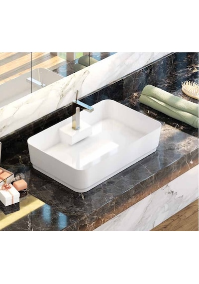 İdevit Slim Dikdörtgen Lavabo 40X60