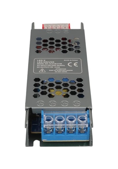 Ledx Aln-m12165 12 Volt 16.5 Amper 72x24x12mmultra Slim Metal Kasa Adaptör Diğer