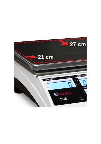 Swock Tcs-a 6k Dijital Hassas Sayıcı Terazi - Hassasiyet: 0.1 Gr. Max: 6 Kg.