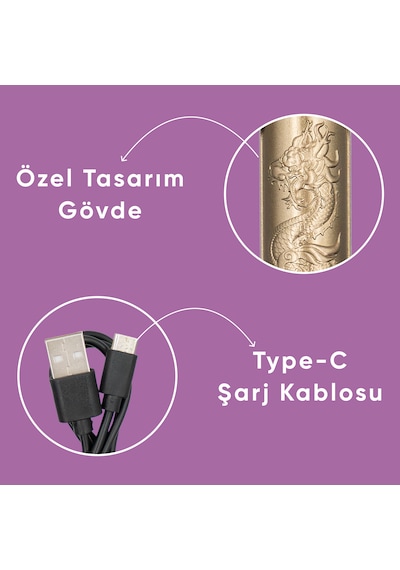 Şarjlı Profesyonel Saç Sakal Tıraş Makinesi Erkek Kişisel Bakım Rd-088x 8 Saat