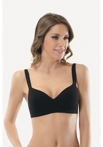 Nbb Kadın Siyah Covered Seamless Sütyen