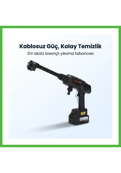 Vaveni Kablosuz Basınçlı Yıkama Tabancası Taşınabilir Oto Yıkama Arz