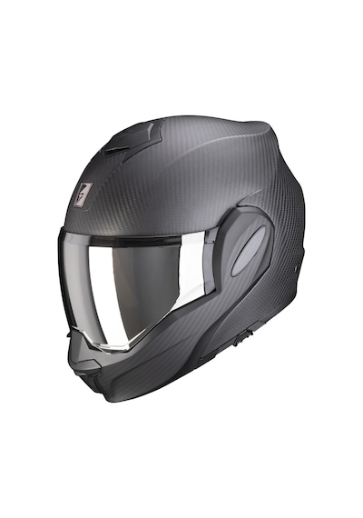 Scorpion Exo-tech Evo Carbon Çene Açılabilir Motosiklet Kaskı Mat Siyah Mat Siyah