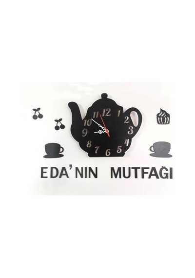 Duvar Saati Mutfak, Kişiye Özel Çok Renkli