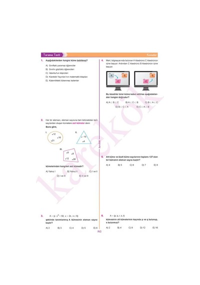 Güncel Karekök Yayınları Güncel Tyt-dgs-kpss-ales Matematik