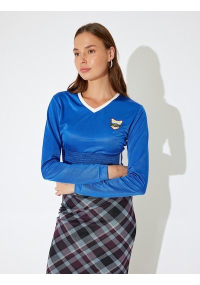 Koton Koton X İnji - V Yaka Kolej Nakışlı Biyeli Gipeli Uzun Kollu Slim Fit Tişört Lacivert 5wal10695ık Lacivert Koton Koton X İnji - V Yaka Kolej Nakışlı Biyeli Gipeli Uzun Kollu Slim Fit Tişört Lacivert 5wal10695ık Lacivert