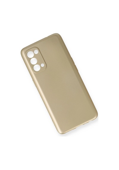 Ilkeshop Newface Oppo Reno 5 Pro Kılıf First Silikon - Gold