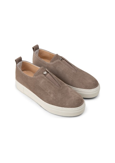Deery Kadın Hakiki Süet Vizon Renk Sneaker Ayakkabı - R2233zvznc01