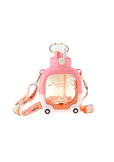 Matara Ayıcık Sevimli Matara 1000 Ml Pembe