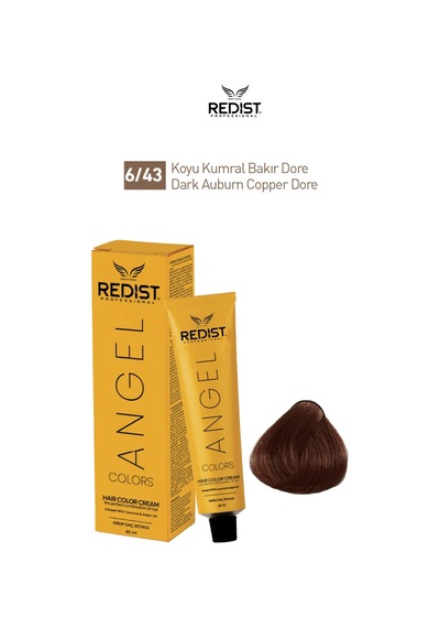 Redist Saç Boyası 6.43 Koyu Kumral Bakır Dore 60 ML