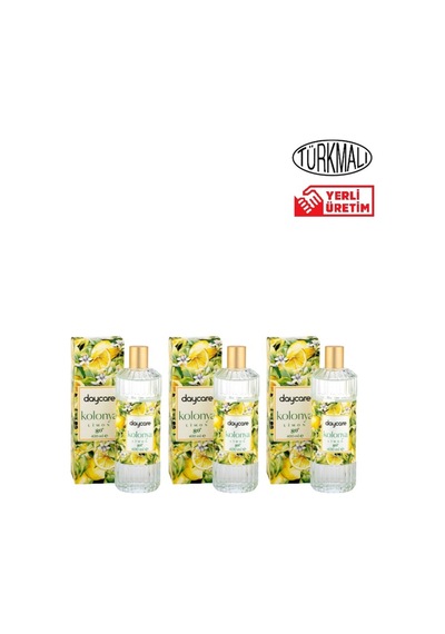 Cam Şişe Limon Kolonyası 400ml X 3