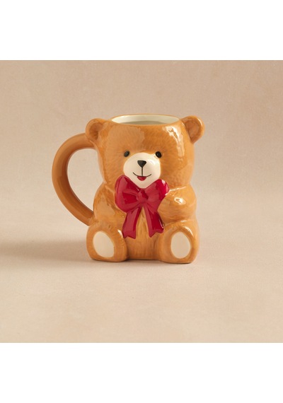 Karaca New Year Yılbaşı Lovely Bear Kupa 450 Ml Çok Renkli