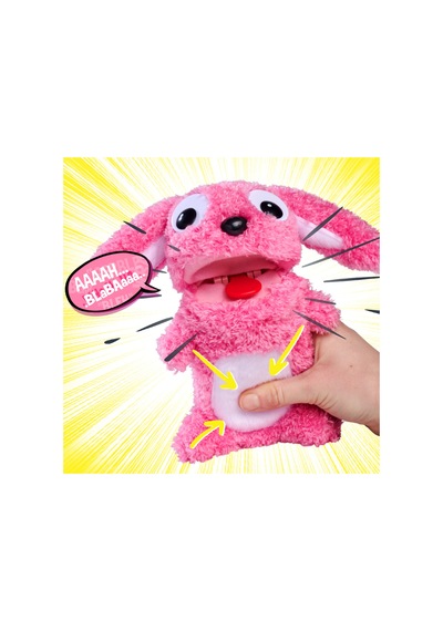 Screamerz Sesli Peluş Serseri Tavşan Çok Renkli
