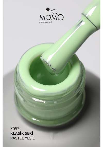 Momo Professional Kalıcı Oje K057 Pastel Yeşil 14 Ml
