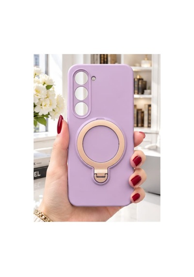 Oppo A5 5g İle Uyumlu 360 Derece Dönebilen Kalın Metal Magsafe Halka Stantlı İçi Kadife Korumalı Ultra Lüx Premium Silikon Kılıf LİLA Oppo A5 5g İle Uyumlu 360 Derece Dönebilen Kalın Metal Magsafe Halka Stantlı İçi Kadife Korumalı Ultra Lüx Premium Silikon Kılıf LİLA