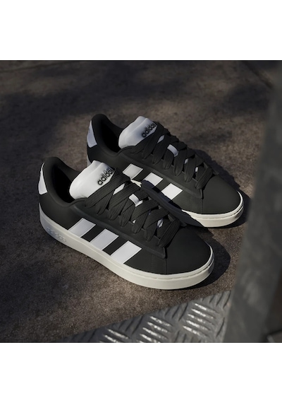 Adidas Grand Court Alpha Erkek Siyah Sneaker Ayakkabı Jh7235 Çok Renkli