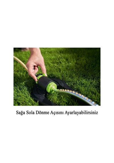 Tr Tablalı Otomatik Hareketli Fonksiyonlu Su Fıskiyesi 17 Nozzle Bahçe Çim Sulama Aparatı Plastik Genel