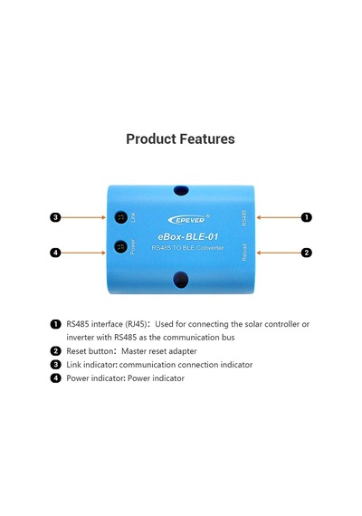 Epever Epsolar Bluetooth Adapter E-Box-Ble-01
