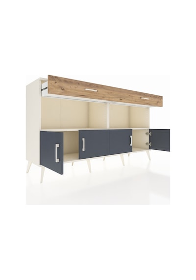 Hyperion Konsol 2 Raflı 2 Çekmeceli 4 Kapaklı 176x44x99 Aytaşı-antrasit/çam Aytası/antrasıt - Aytası Hyperion Konsol 2 Raflı 2 Çekmeceli 4 Kapaklı 176x44x99 Aytaşı-antrasit/çam Aytası/antrasıt - Aytası
