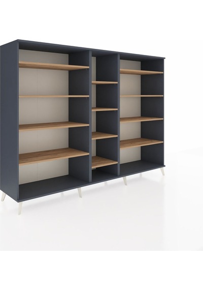 Hyperion Dolap 11 Raflı 220x44x163 Antrasit-antrasit/çam Antrasıt/atlas Çam - Antrasıt Hyperion Dolap 11 Raflı 220x44x163 Antrasit-antrasit/çam Antrasıt/atlas Çam - Antrasıt