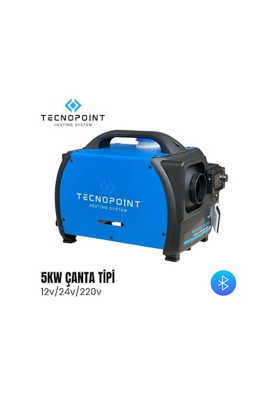 Tecnopoint 5kw Çanta Webasto Tipi Isıtıcı Bluetooth 12v-24v-220v-1569