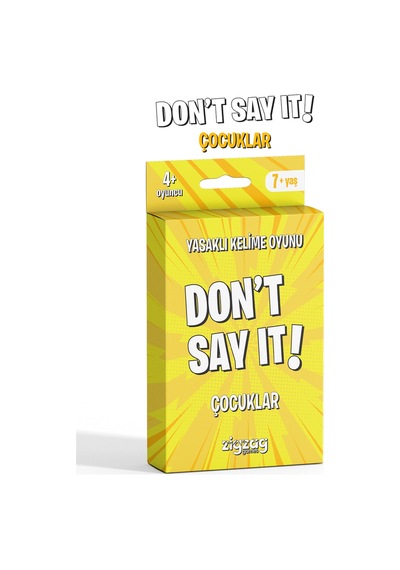 Don't Say It - Çocuklar Yasaklı Kelime Oyunu