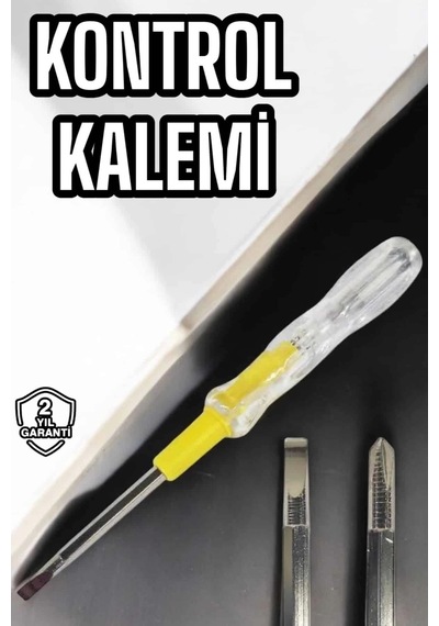 Buğz Test Cihazı Kontrol Kalemi Çift Başlıklı Şeffaf Elektrik Testi 84830011