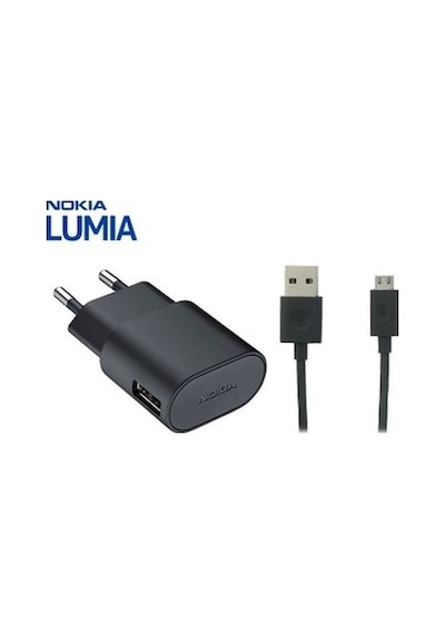 Senalstore Nokia Lumia Ac-50e Uyumlu Şarj Aleti Cihazı Ve Data Kablosu