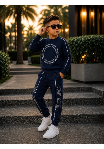 Kokoş Bebe Of Me Biyeli Erkek Çocuk Takım - 7/10 Yaş - 31910 Lacivert