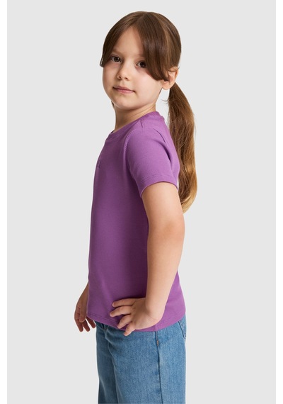U.S. Polo Assn. Kız Çocuk Menekşe Tişört Basic 50325626-vr037 Menekse