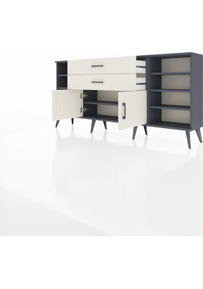 Arges Konsol 7 Raflı 2 Çekmeceli 2 Kapaklı 176x30x83 Antrasit-aytaşı/aytaşı Aytaşı/aytaşı Arges Konsol 7 Raflı 2 Çekmeceli 2 Kapaklı 176x30x83 Antrasit-aytaşı/aytaşı Aytaşı/aytaşı