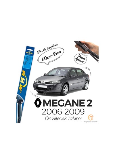 Renault Megane 2 Muz Silecek Takımı (2006-2009) RBW