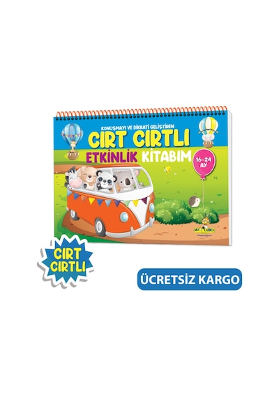 Yükselen Zeka Konuşma ve Dikkati Geliştiren 16-24 Ay Cırt  Cırtlı