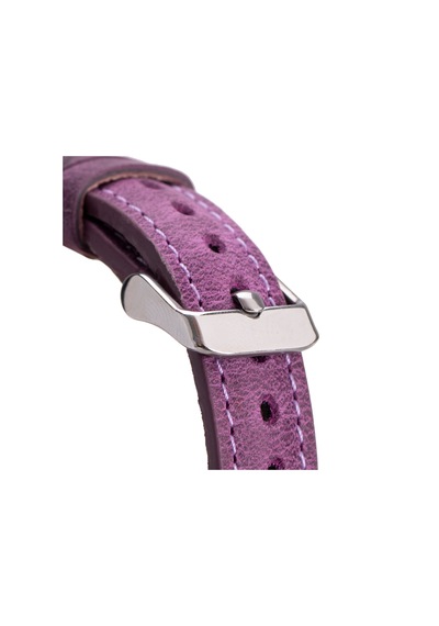 Bloomband Signature Dusty Plum Leather Apple Uyumlu Watch Band - 44/45/46/49mm