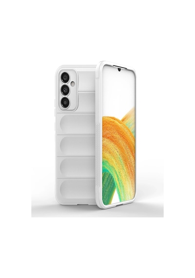 Newface - 16 - Samsung Galaxy Uyumlu M34 5g Kılıf Optimum Silikon - Csmo-tex - - Krem