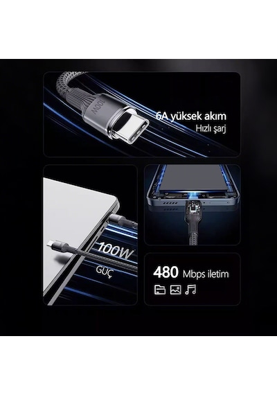 Apple Usb Şarj Kablosu 1 5 Metre iPhone 6 14 Uyumlu Carplay Destekli Pd 27w Hızlı Type c
