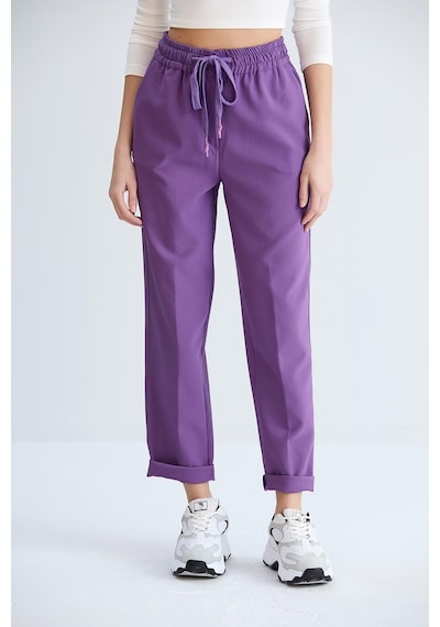Sortie Collection Neva Model Pantolon Mor-mor Mor