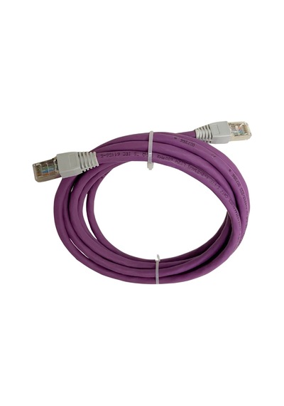 Cat7 Patch Kablo 3 Metre U/utp Lszh %100 Saf Bakır Cu/cu 10 Gigabit 600mhz - Mor