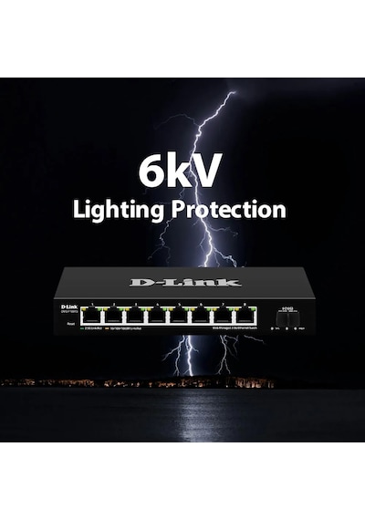 D-lınk Dms-f109ts 8+1 Port 10g Sfp+ Yönetimsiz Swıtch