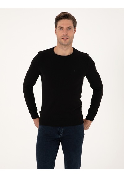 Pierre Cardin Erkek Siyah Kazak /triko 50315509-vr046 Siyah