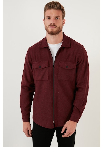 Buratti Erkek Gömlek Cf21W112925 Bordo
