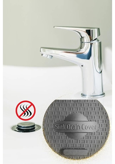 Tineke Lavabo Kötü Koku Giderici Önleyici Silikon Mat Sızdırmaz Lavabo Tıkacı Lavabo Tıpası Evye Kapağı Gri Diğer
